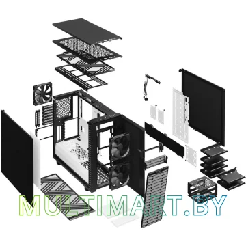 Корпус Fractal Design Define 7 Black/White Solid (FD-C-DEF7A-04) картинка 15